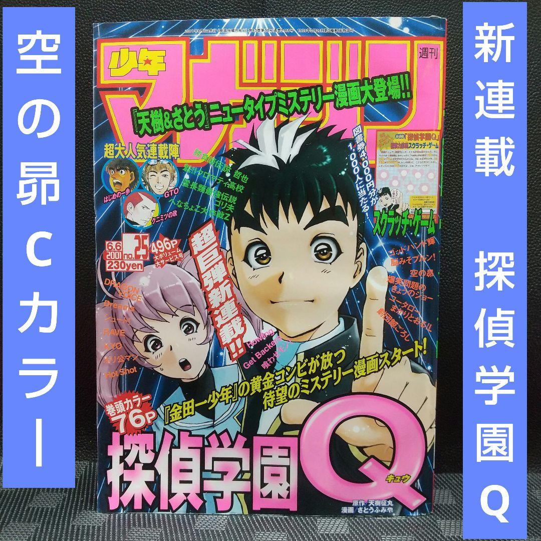 週刊少年マガジン 2001年25号※探偵学園Q 新連載 さとうふみや※空の昴