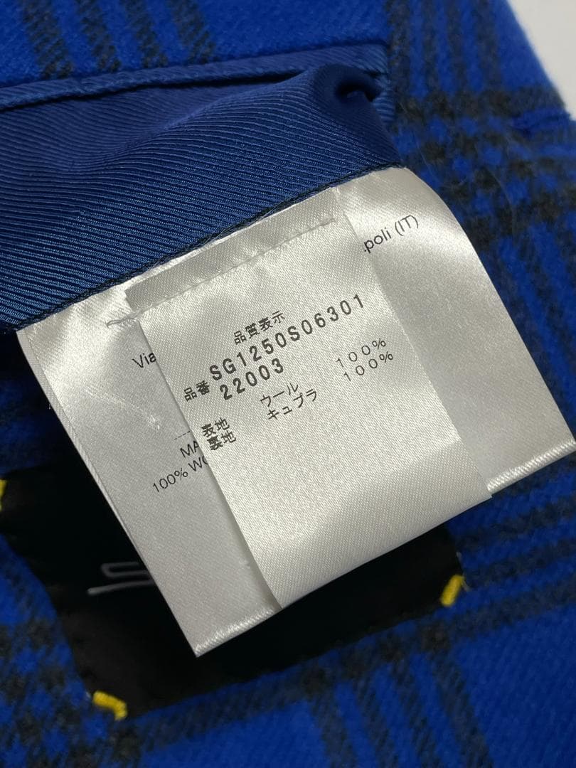Sartorio サルトリオ 新品 未使用 チェック ジャケット 446 秋冬