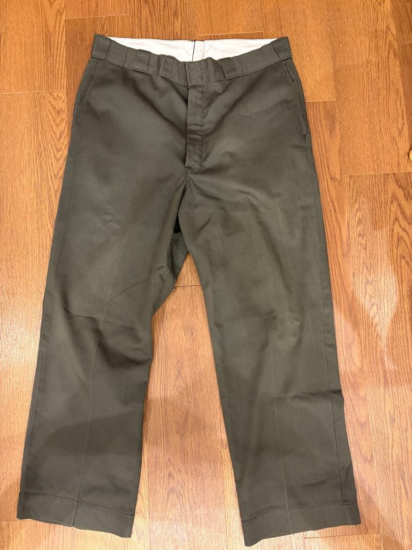 60s Dickies ディッキーズ　874 usa製　チビタグ　カーキ