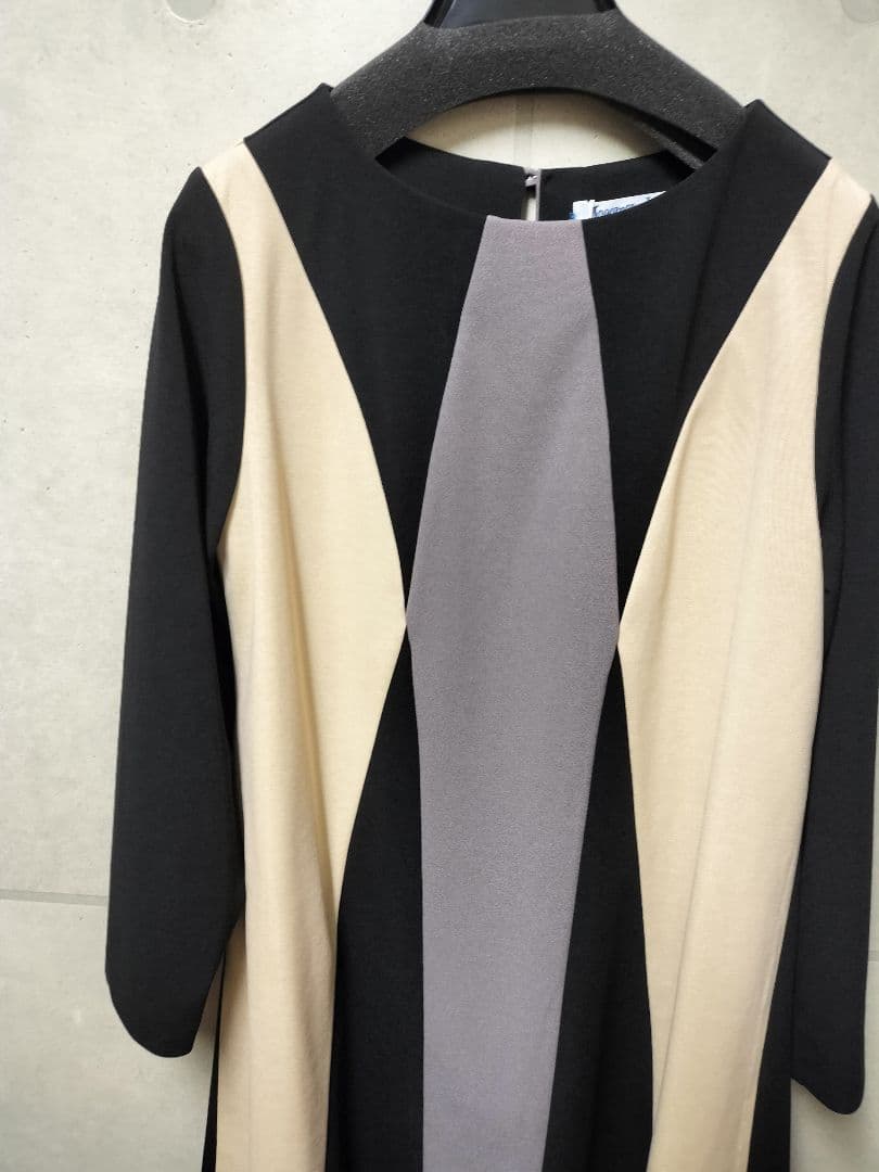 Jocomomola Bloque 配色パッチワークワンピース