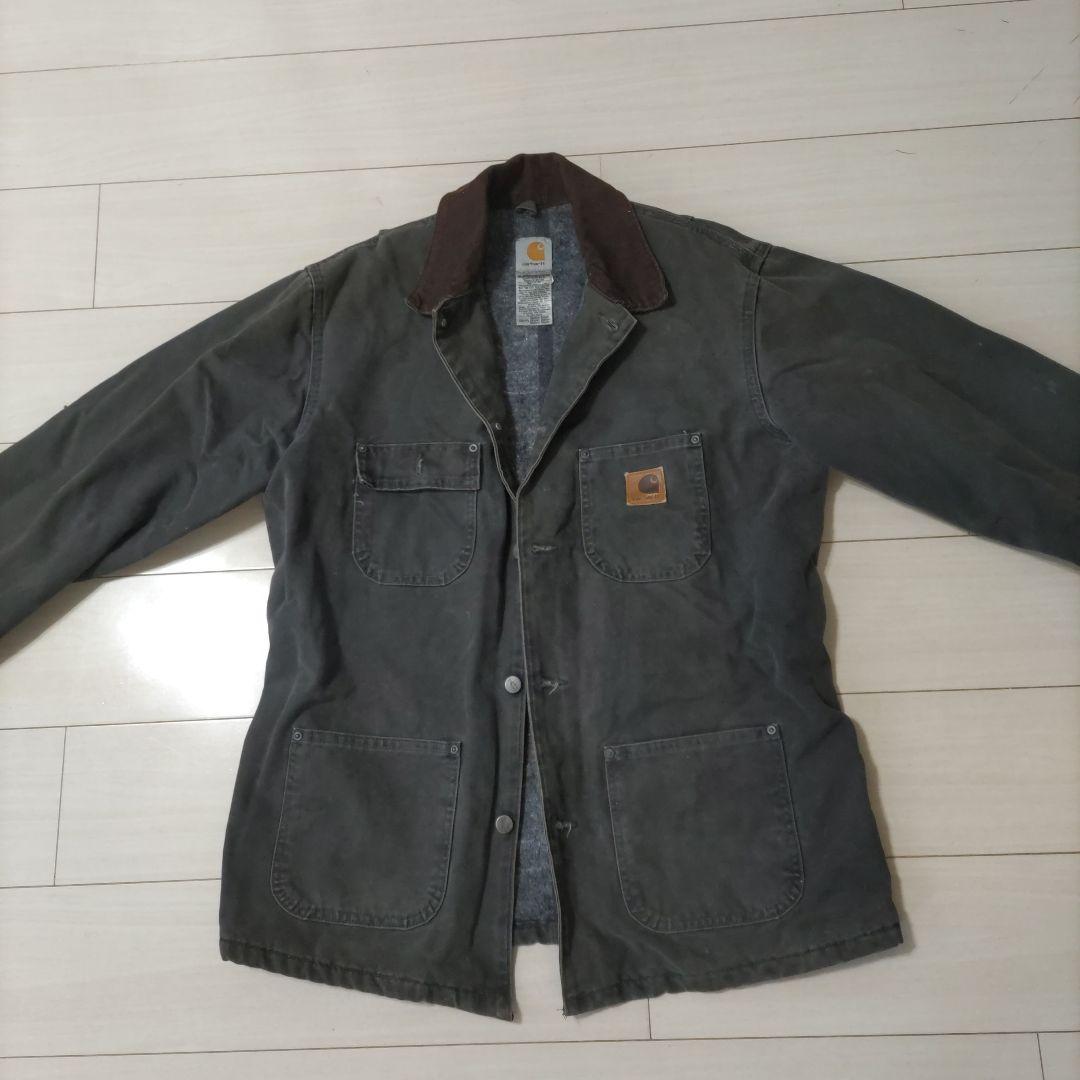 Carhartt グレー カバーオール ミシガンチョアコート M