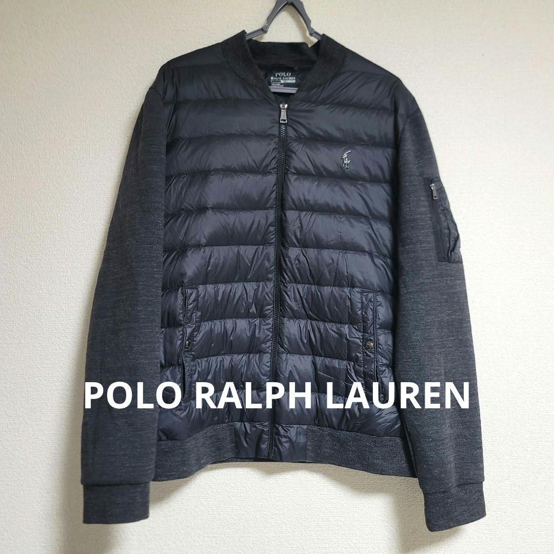 ポロラルフローレン　ハイブリッドダウン　切替デザイン　ポニー　L