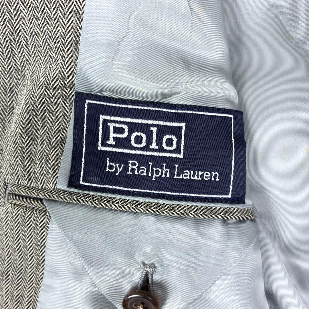 ポロラルフローレン　ヘリンボーン　ツイード　テーラードジャケット　総裏　2XL