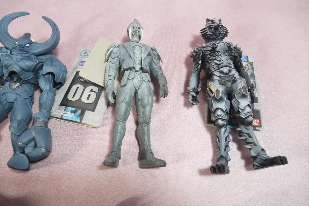 仮面ライダー555　オルフェノク　タグ付きソフビ　8体セット