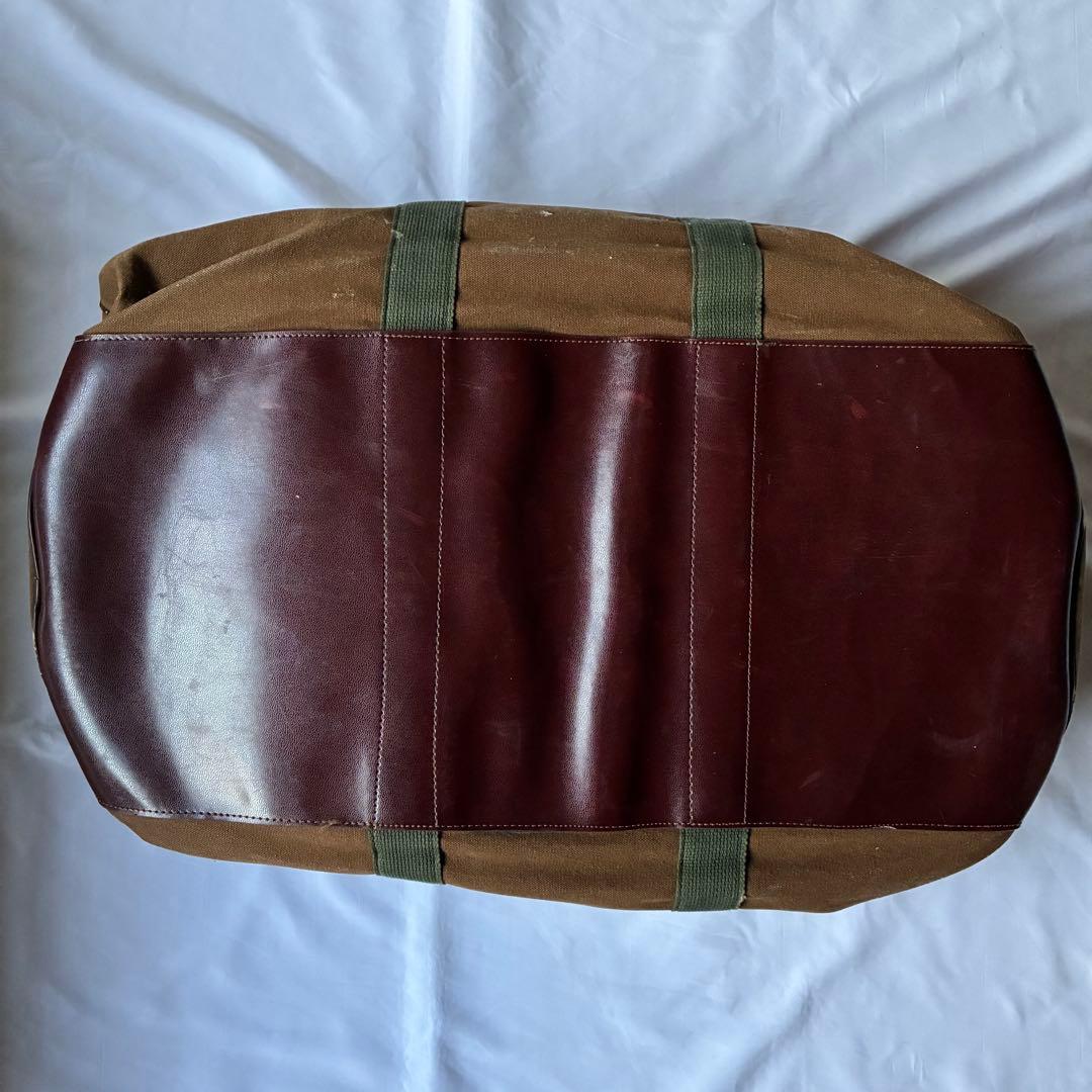 古着　80s　L.L.Bean　エルエルビーン　キャンバスボストンバッグ