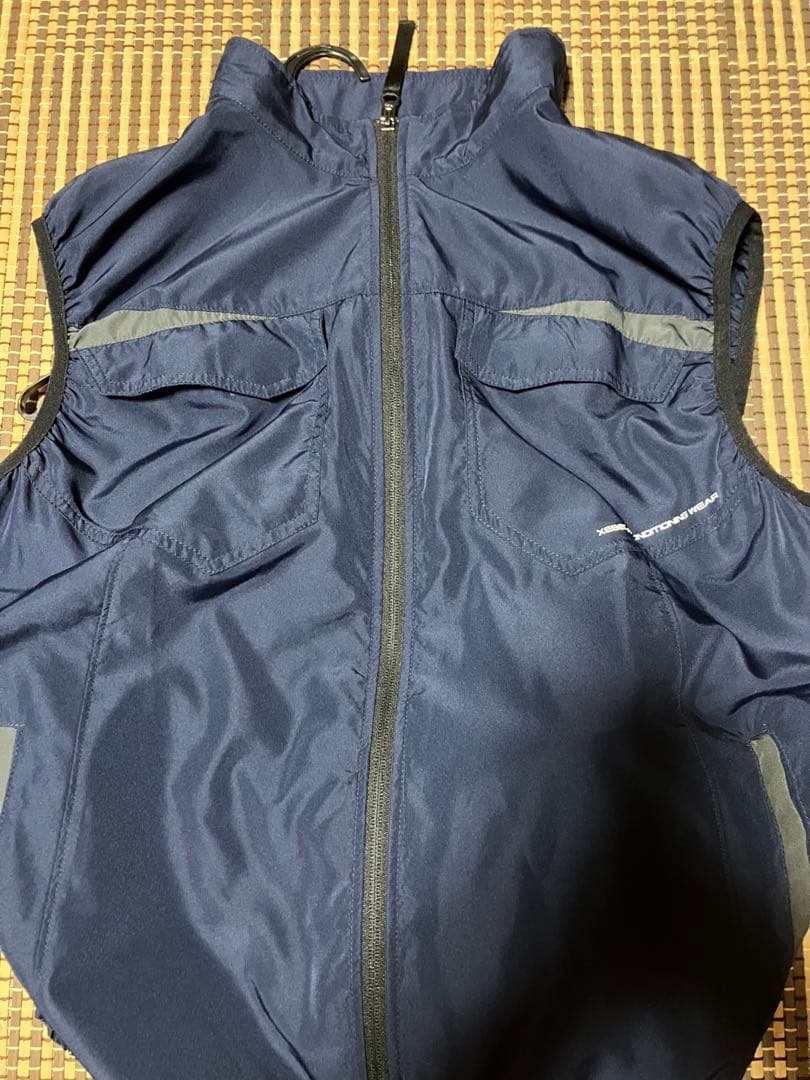 送料込で限界値　作業着空調服ジーベックファン／バッテリー付　LLネイビーほぼ新品