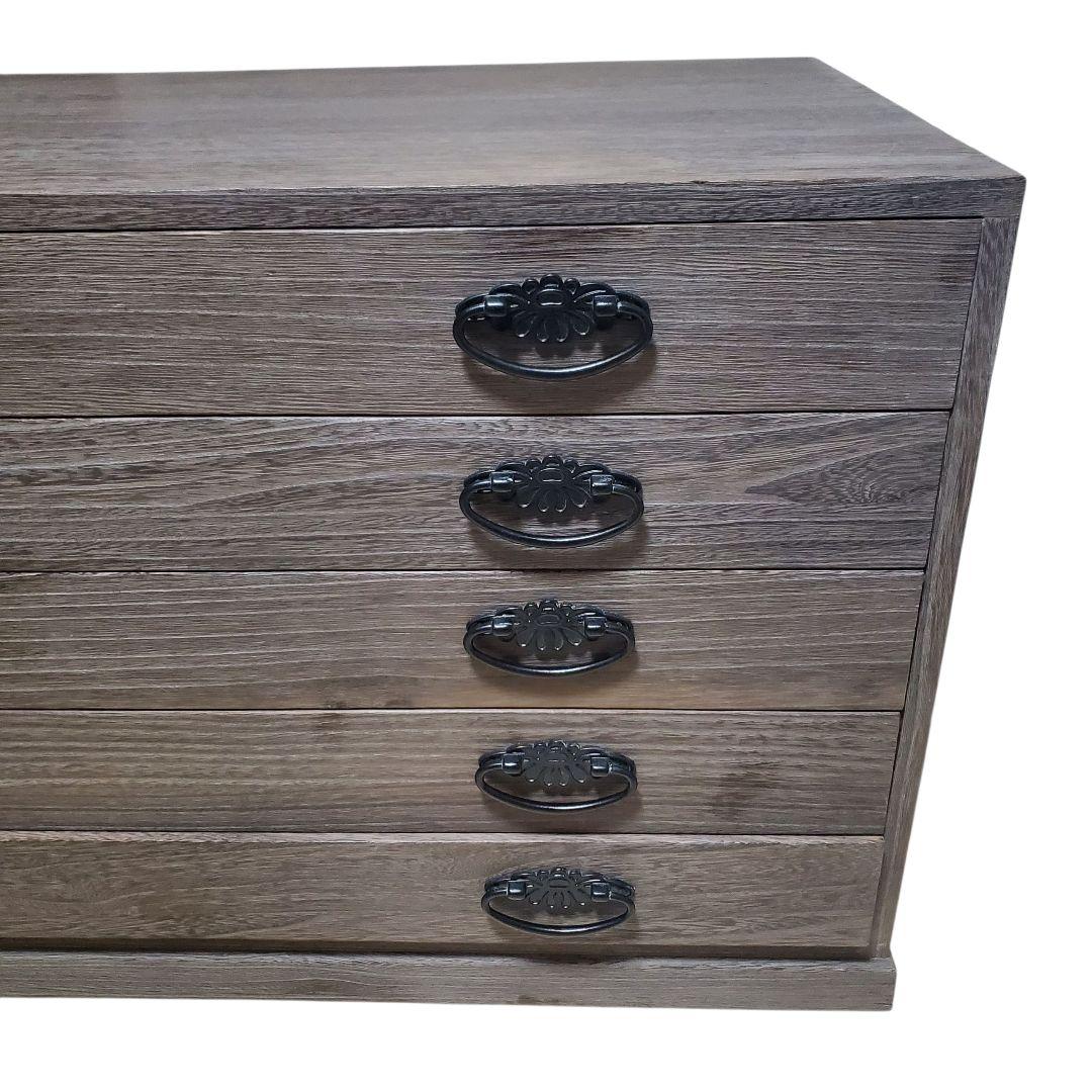 大幅値下げ【状態良好】桐箪笥 5段 天然木 宇造り・ろう仕上げ