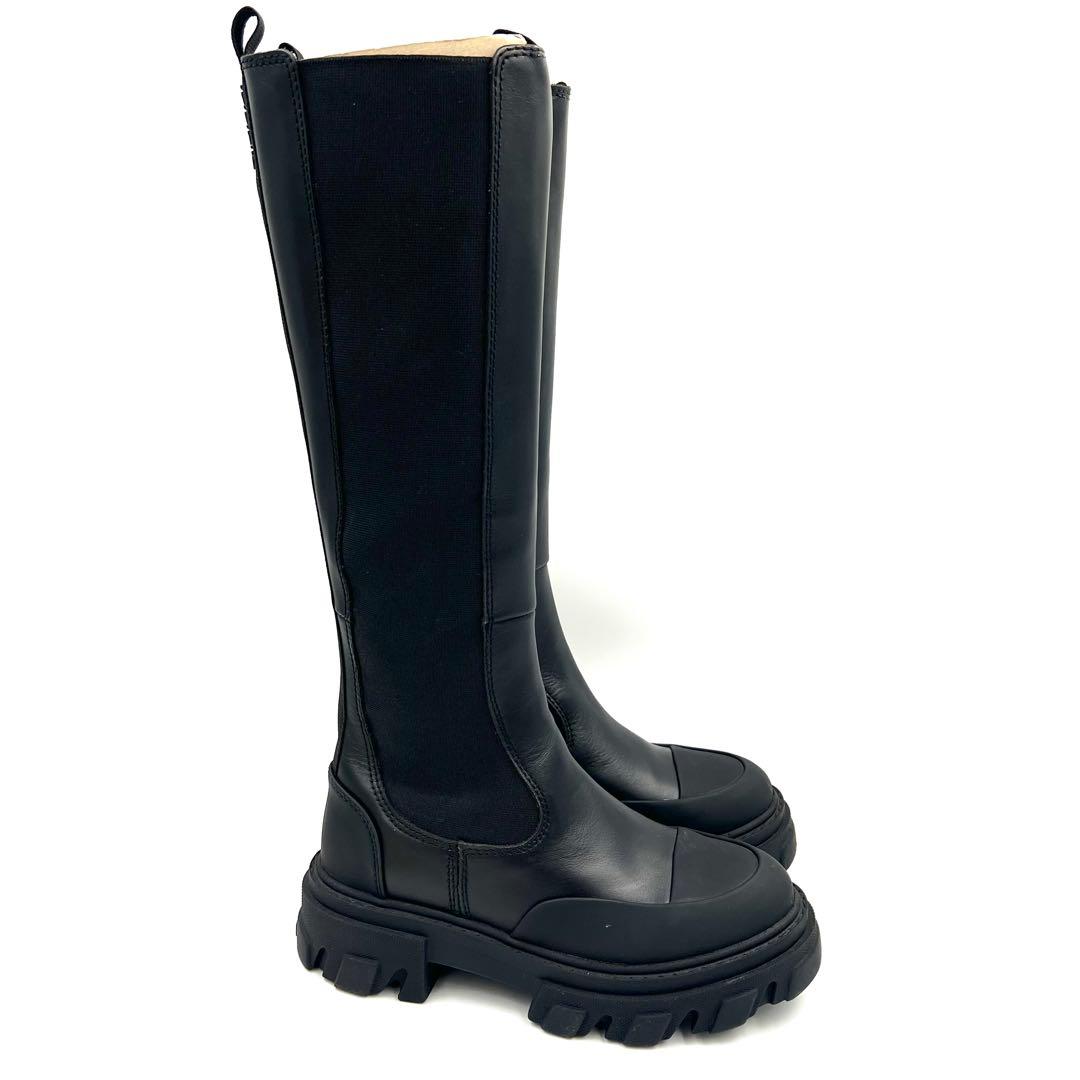 【⭐︎】GANNI ガニー ロングブーツ 24cm ブラック S1922