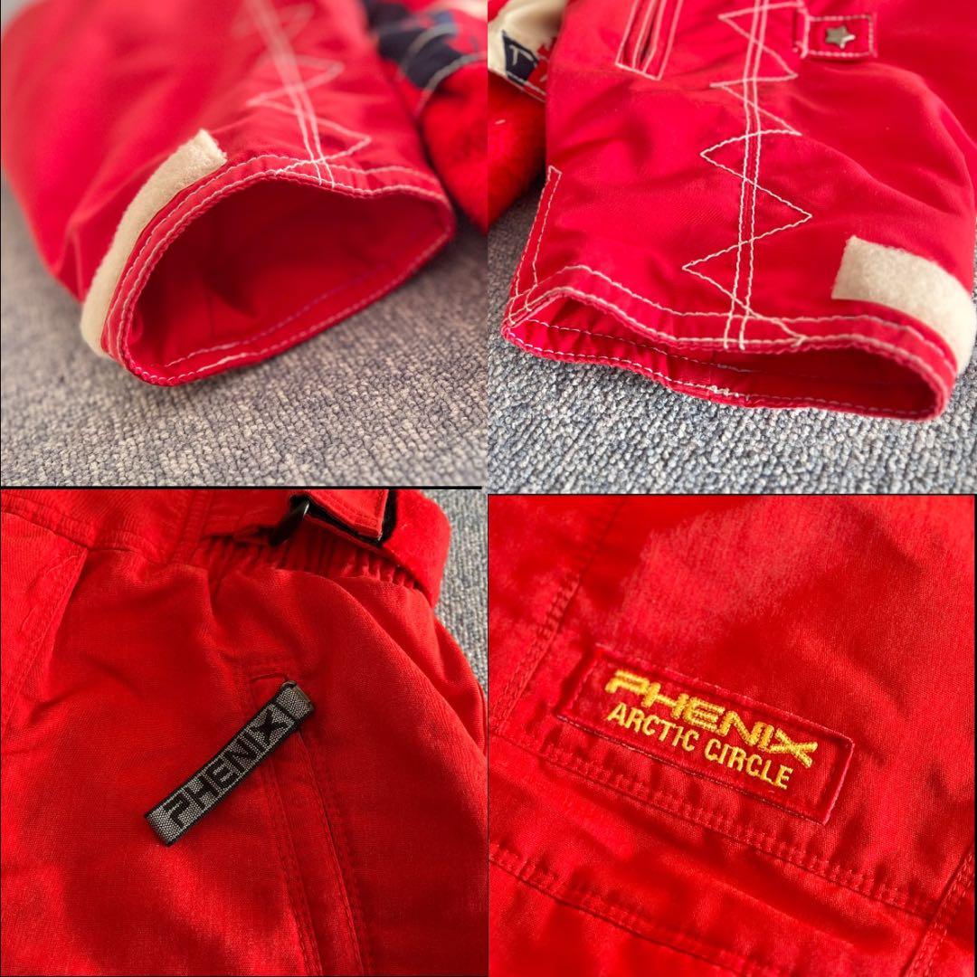 【希少】PHENIX フェニックス　スキーウェア 上下セット　派手柄　レトロ