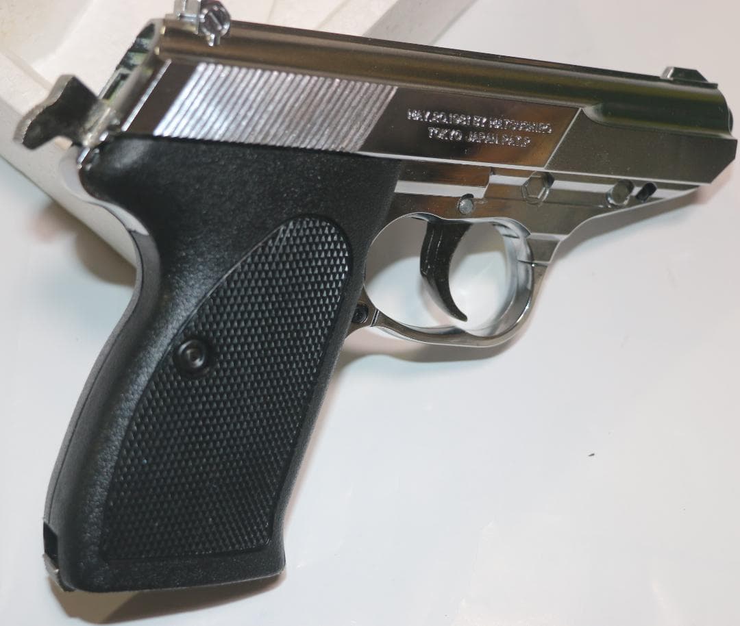 超希少！マツシロ製AＢＳ樹脂モデルガン ワルサーＰ５ 銀　未発火 合法品