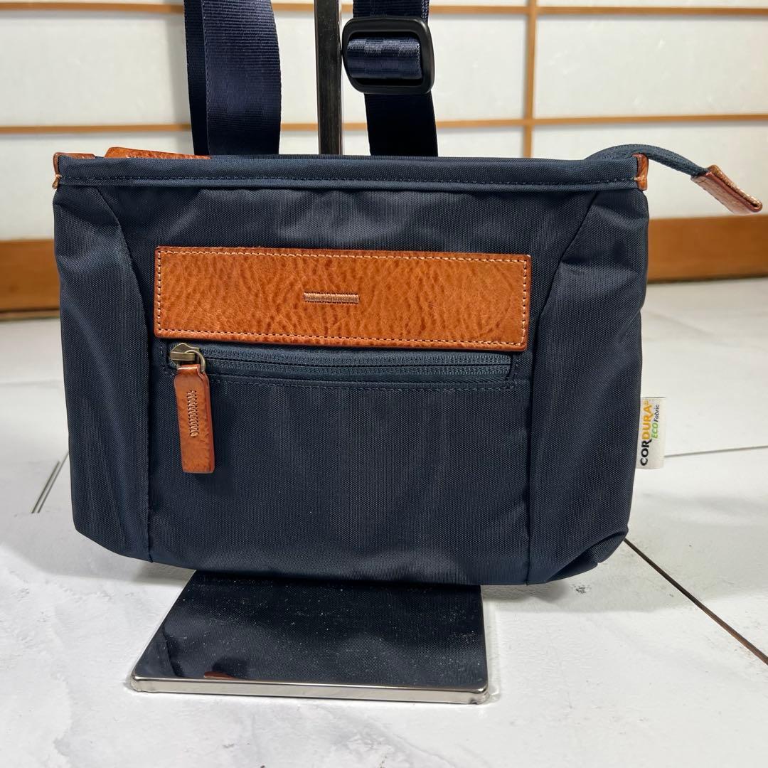 未使用級 土屋鞄 CORDURA® ECO サコッシュ ショルダーバッグ