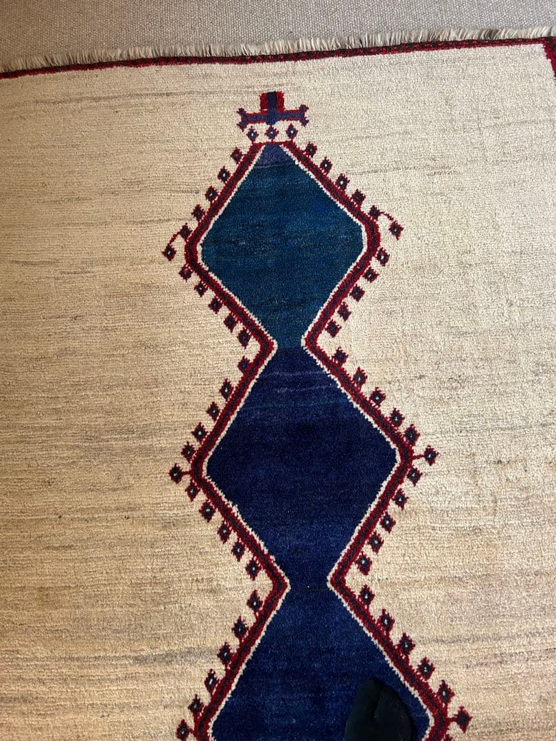 【値下げ中】トライバルラグ（ギャッベ に近い）119cm×155cm