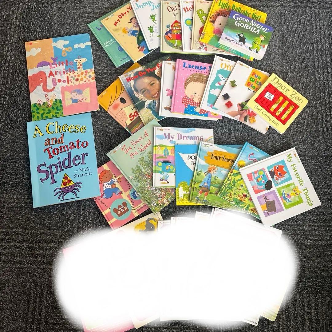 ワールドワイドキッズ　絵本　全24冊セット　ステージ１〜６　パズル付き　美品