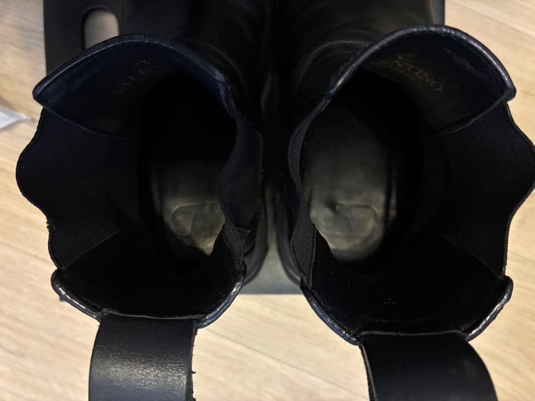 Valentino ユニークフォーム カーフスキン アンクルブーツ 35