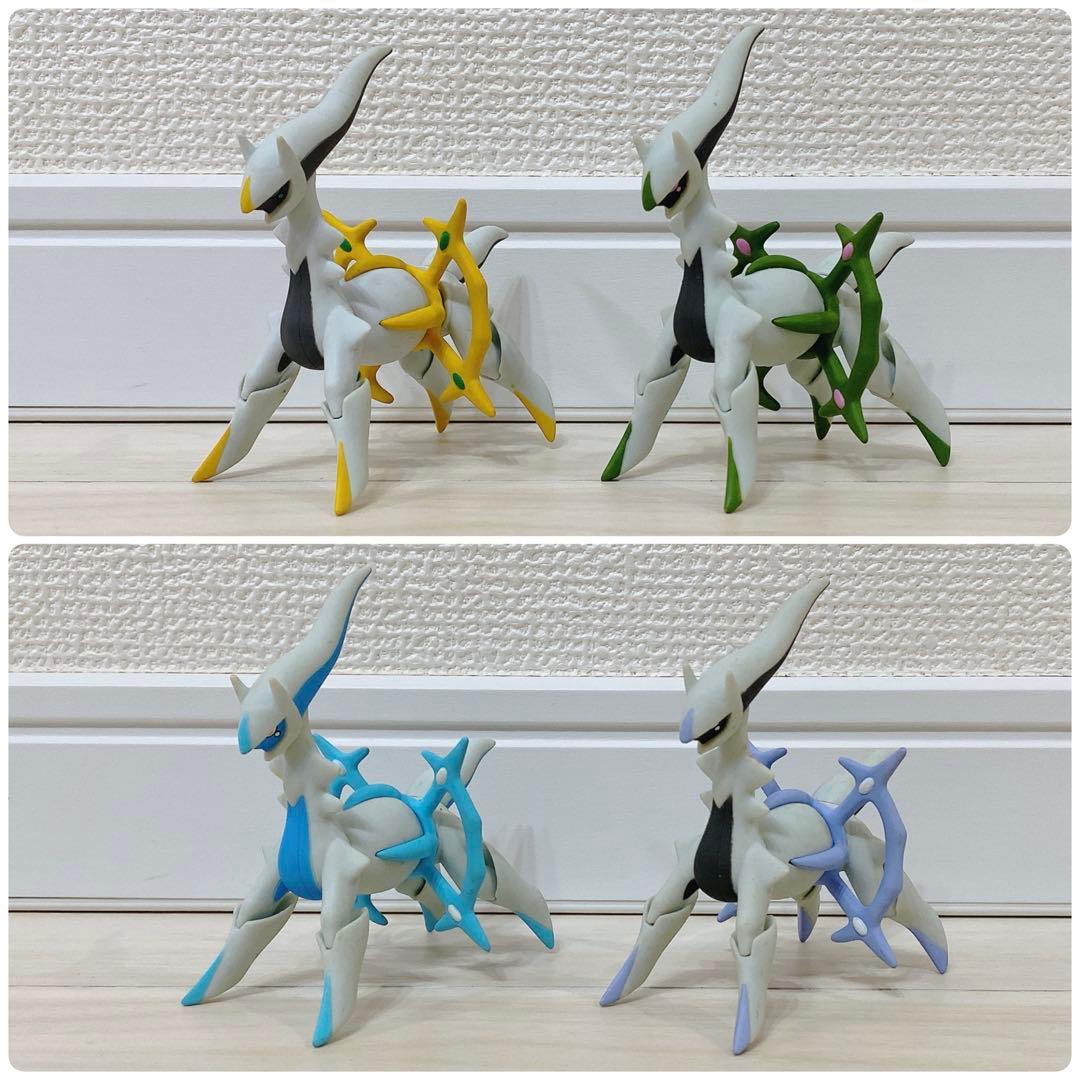 ポケモン 立体ポケモン図鑑 アルセウス 4体セット こおり ひこう むし