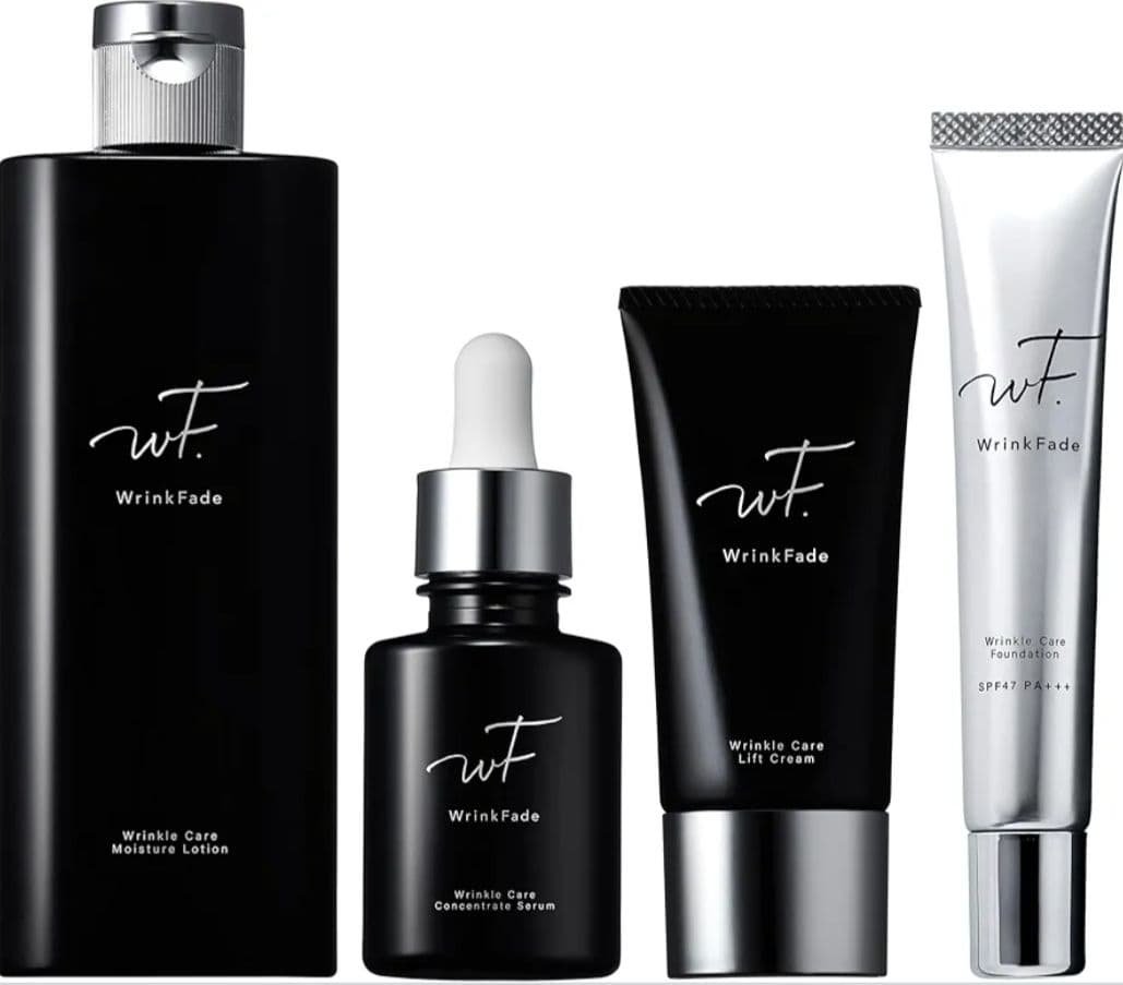 WrinkFade リンクフェード 4点セット化粧水乳液美容液 ファンデーション