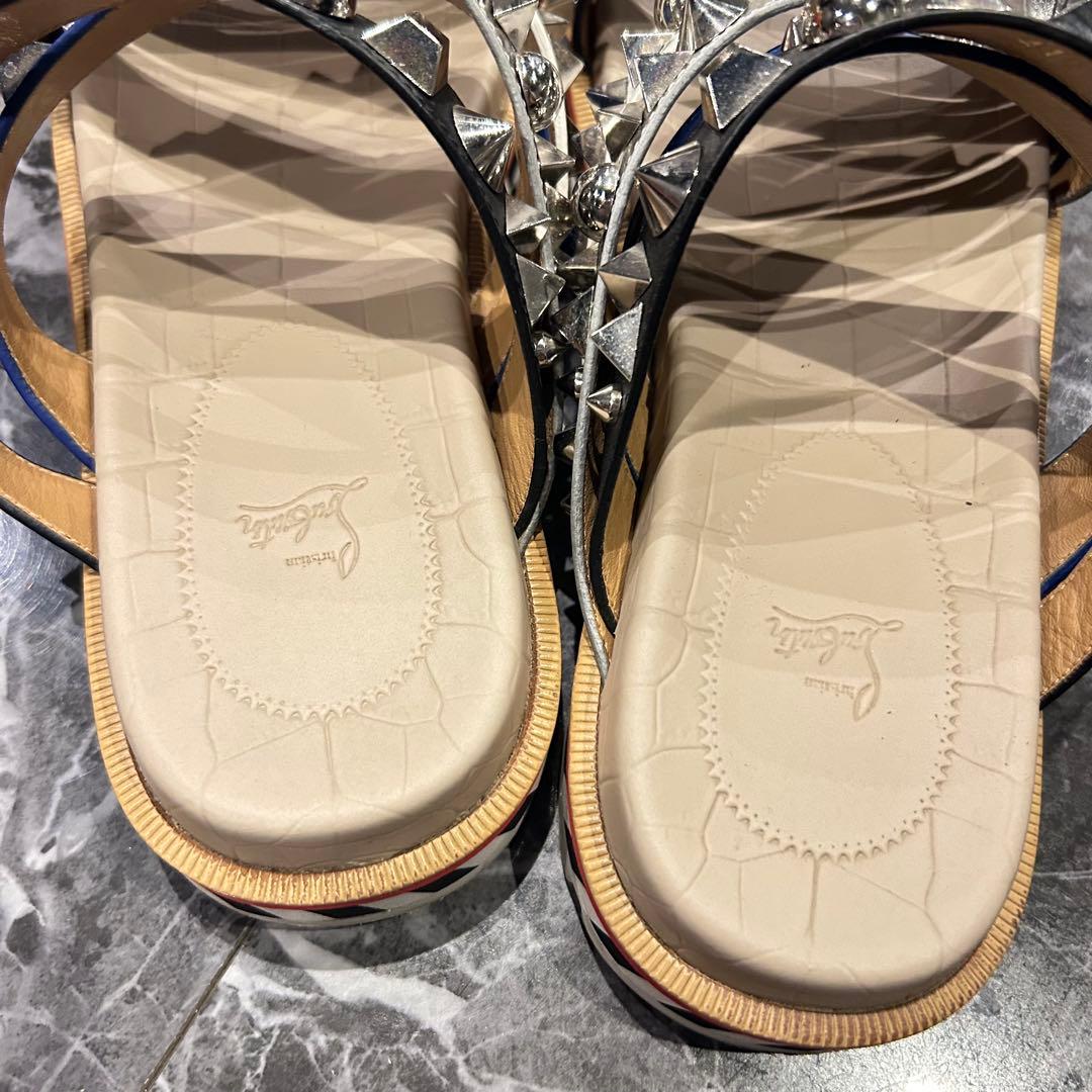 クリスチャンルブタン アポロビーチ スタッズ サンダル 26cm