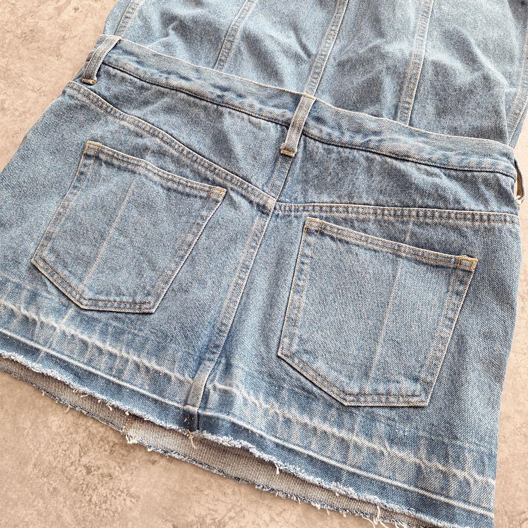 TOGA PULLA トーガプルラ　デニム ジャンパードレス　ベスト　ワンピース