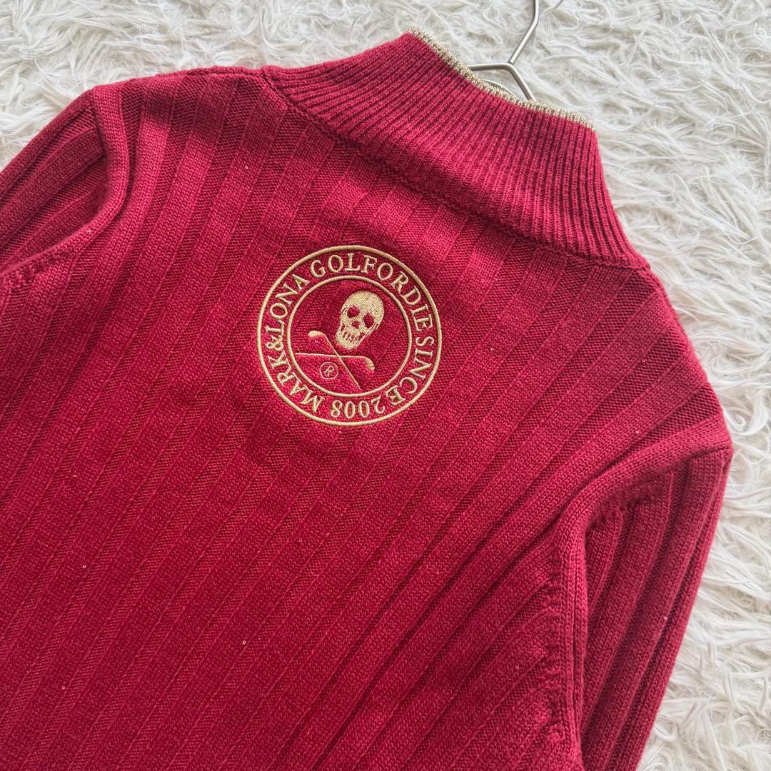 【マークアンドロナ】24年製　Cristina Glam Fur Sweater