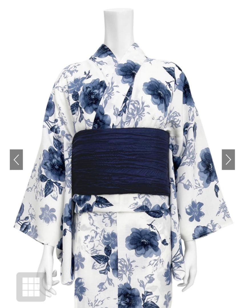 タジフ！！ GRL 水彩花柄浴衣セット[gi1519] パール帯締め付き