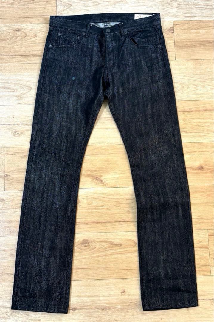 GalaabenD シャイニーブラックデニム Mサイズ