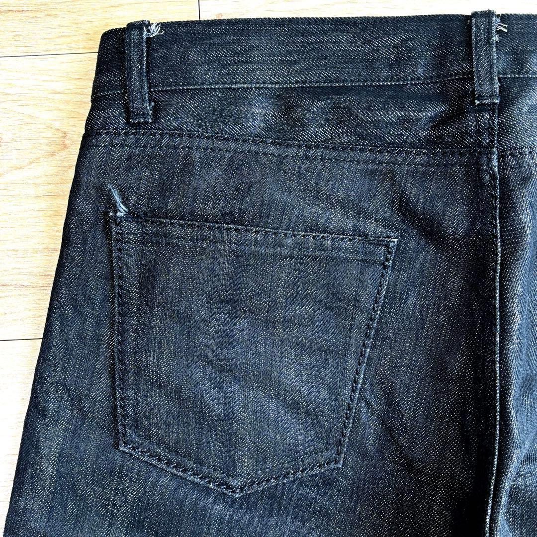 GalaabenD シャイニーブラックデニム Mサイズ
