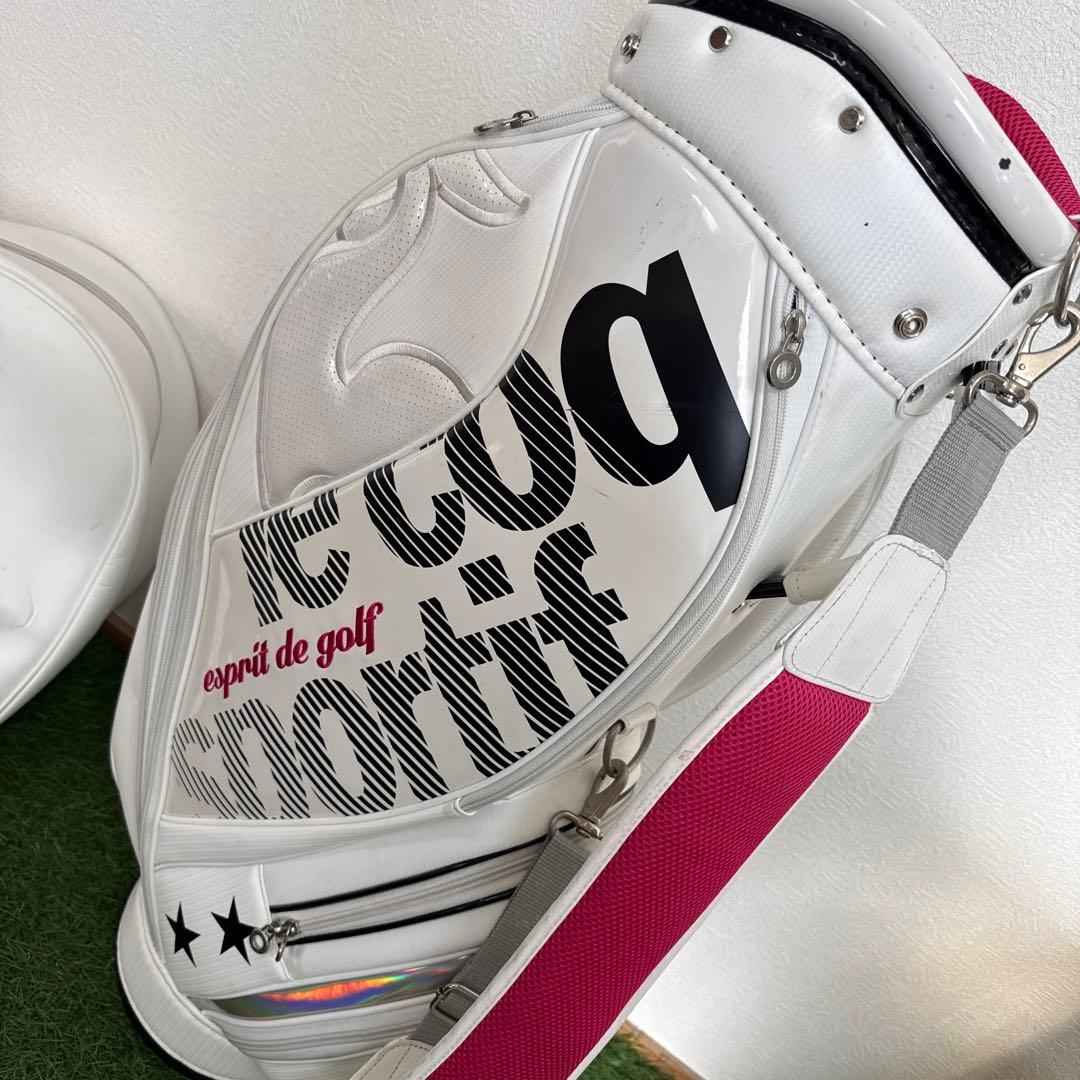 le coq sportif キャディバッグ ホワイト