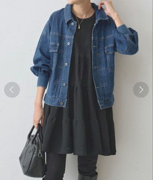 BEARDSLEY ビアズリー 袖パフ Gジャン デニムジャケット パフスリーブ