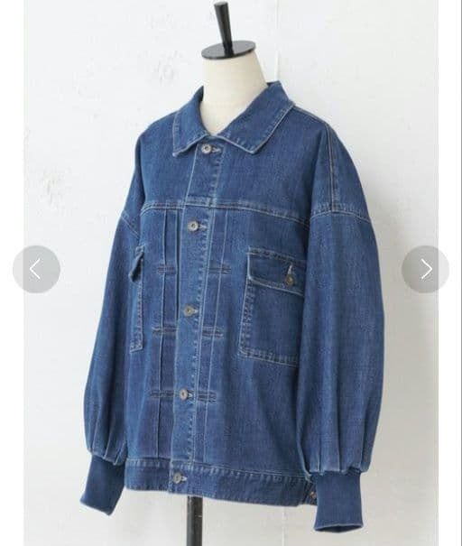 BEARDSLEY ビアズリー 袖パフ Gジャン デニムジャケット パフスリーブ