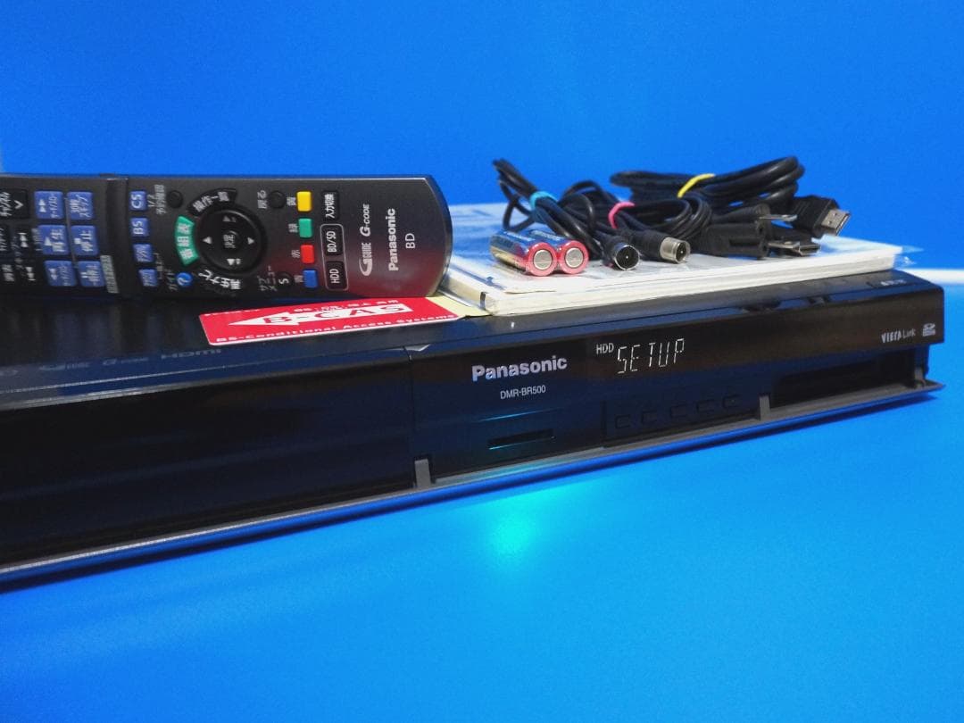 ☆美品☆整備品☆Panasonic ブルーレイ DMR-BR500☆純正リモ☆