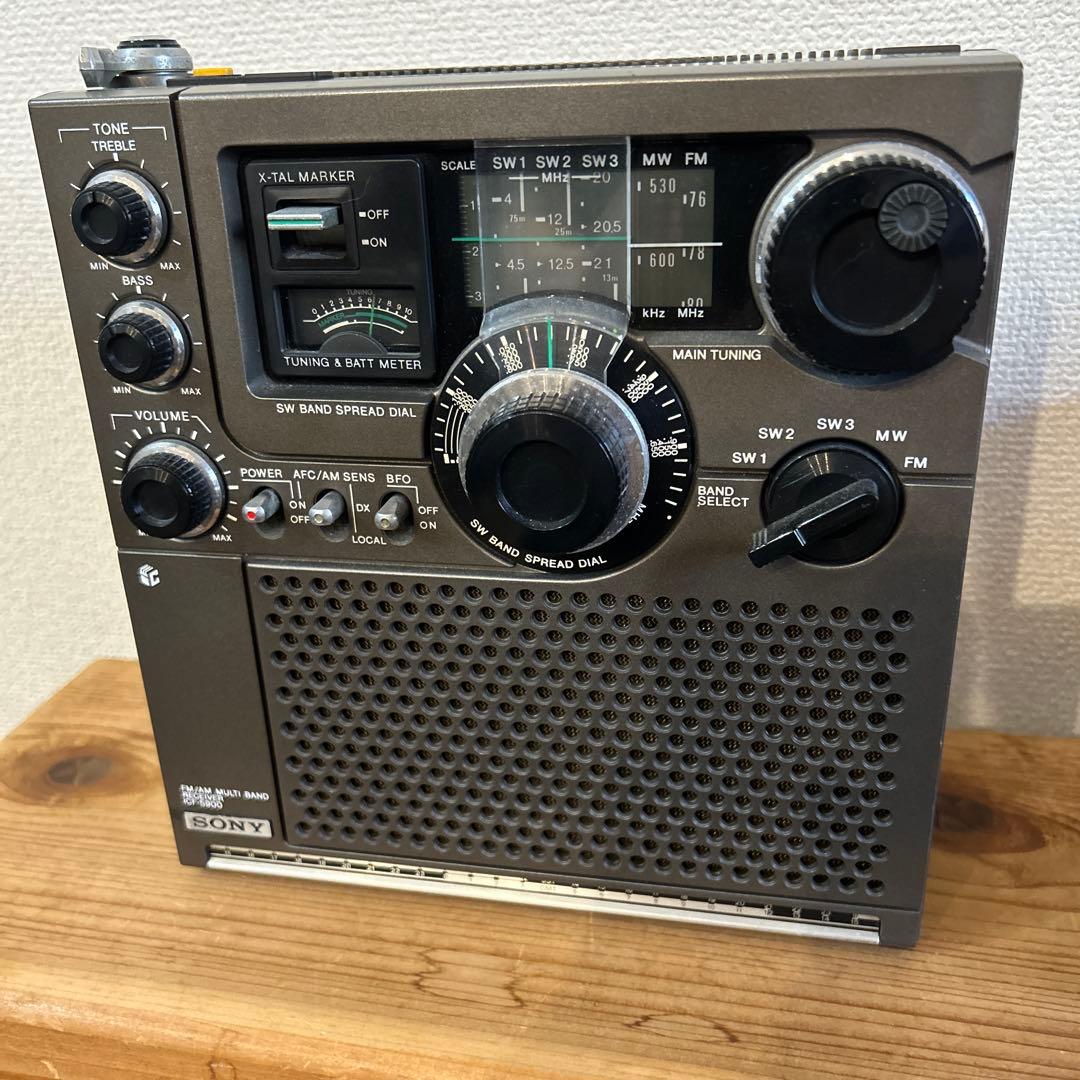SONYスカイセンサー ICF-5900ラジオチューナー現状