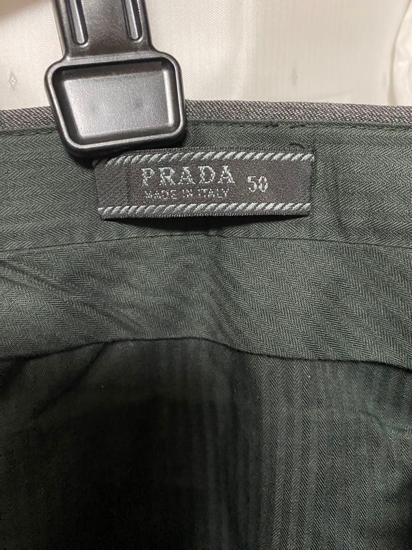 PRADA 90s フリースウールスラックス