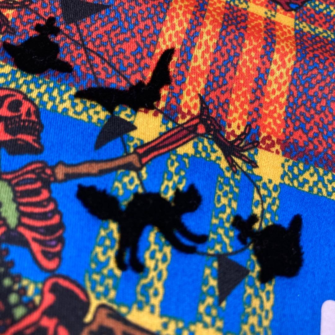 Vivienne Westwood 大判骸骨プリントハンカチ　ショッパー袋付き