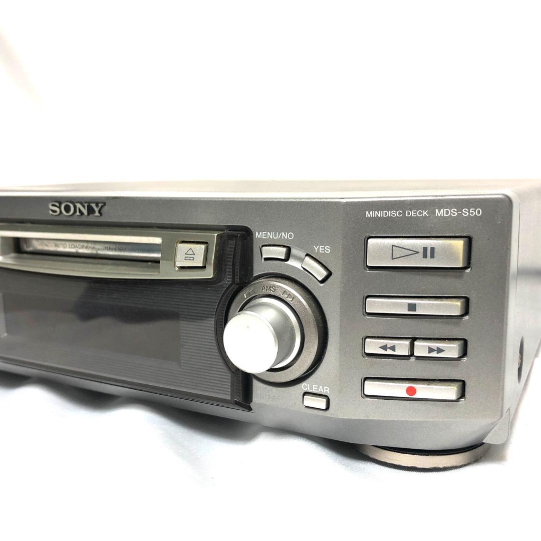 【送料無料】 SONY MINIDISC DECK MDS-S50 MDデッキ