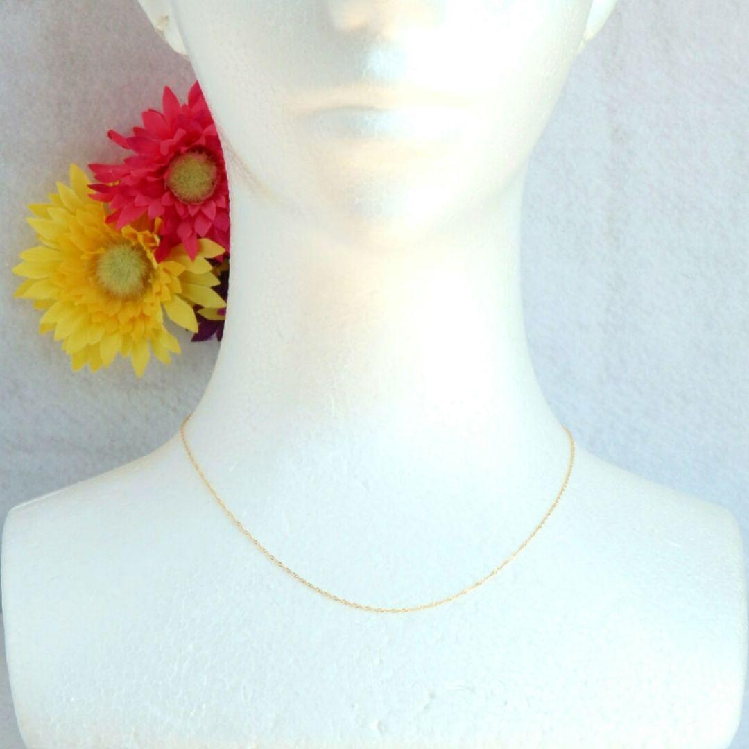 平蔵　k10ネックレス　スクリューチェーン　フリーアジャスター付き