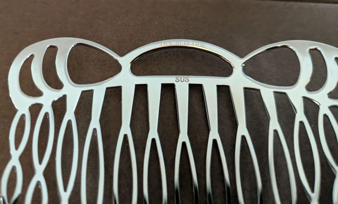 コンプレックスビズ　ステンレスコーム　シルバー