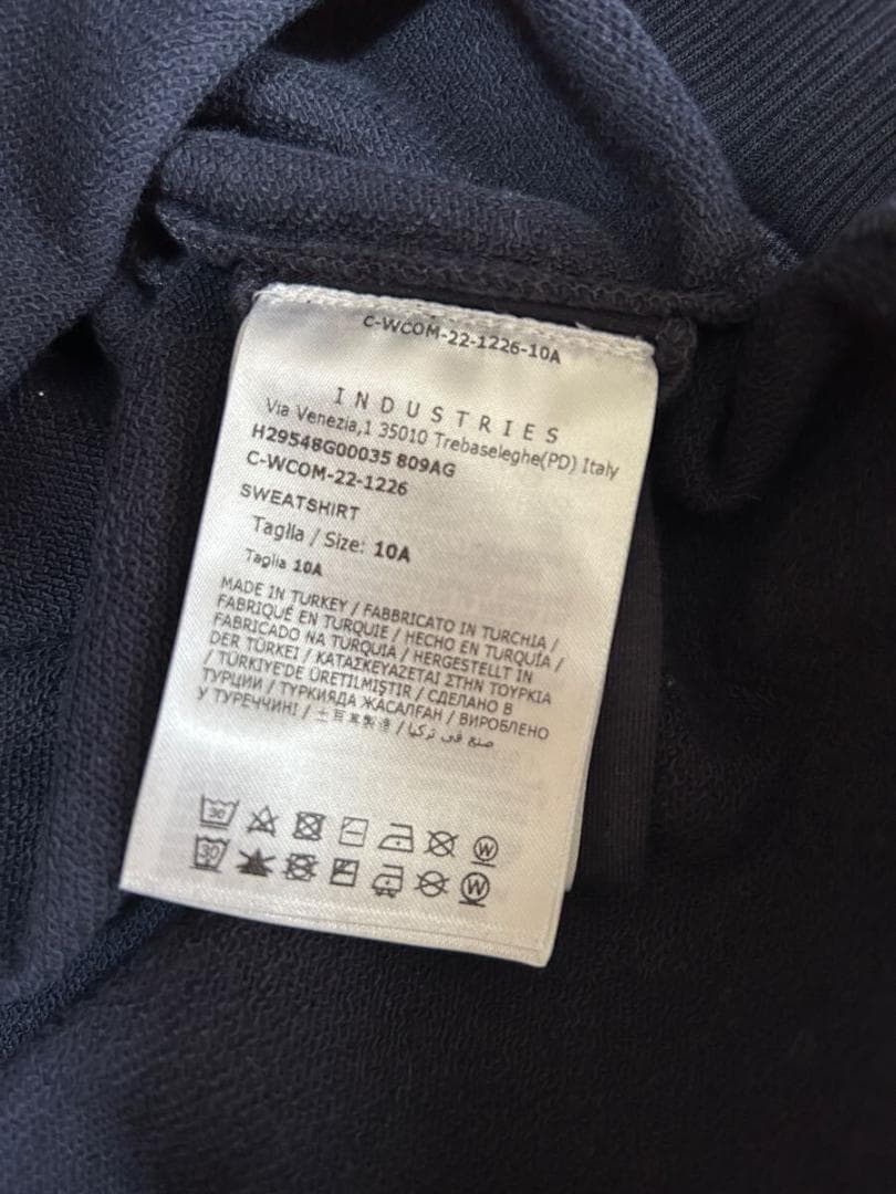 ★モンクレール　22年　スウェット　140センチ　10歳　ネイビー　美品★