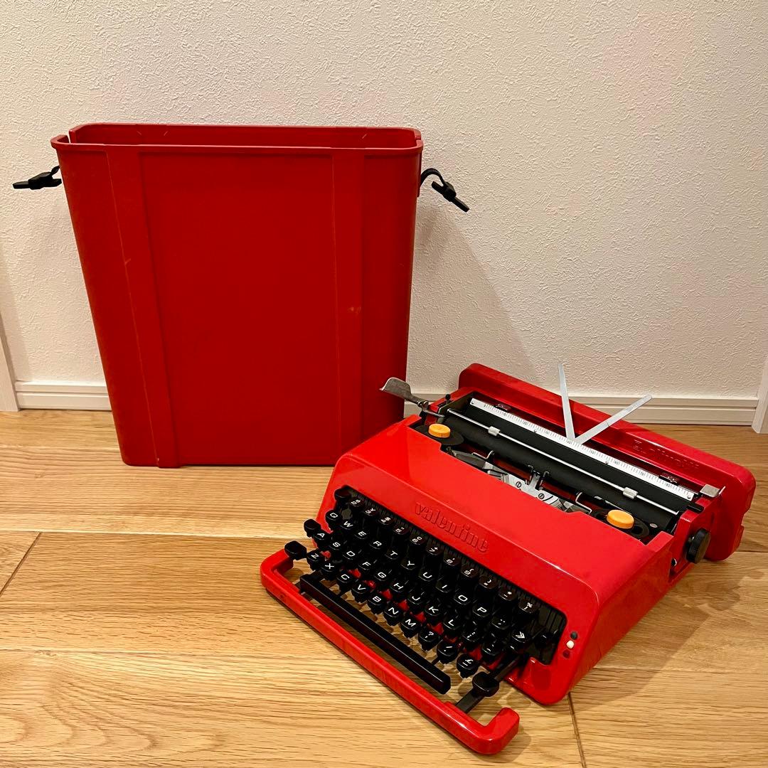 【昭和レトロ】オリベッティ タイプライター Valentine s バレンタイン