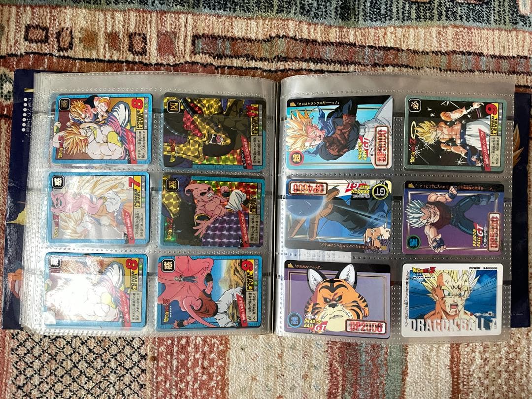 ドラゴンボール カードダス　アルバム＆レアカード・ノーマルカードセット