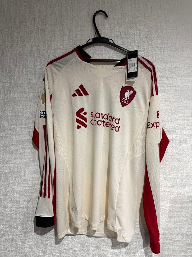 リヴァプール 25/26 アウェイ 長袖ユニフォーム ソボスライ 2XL
