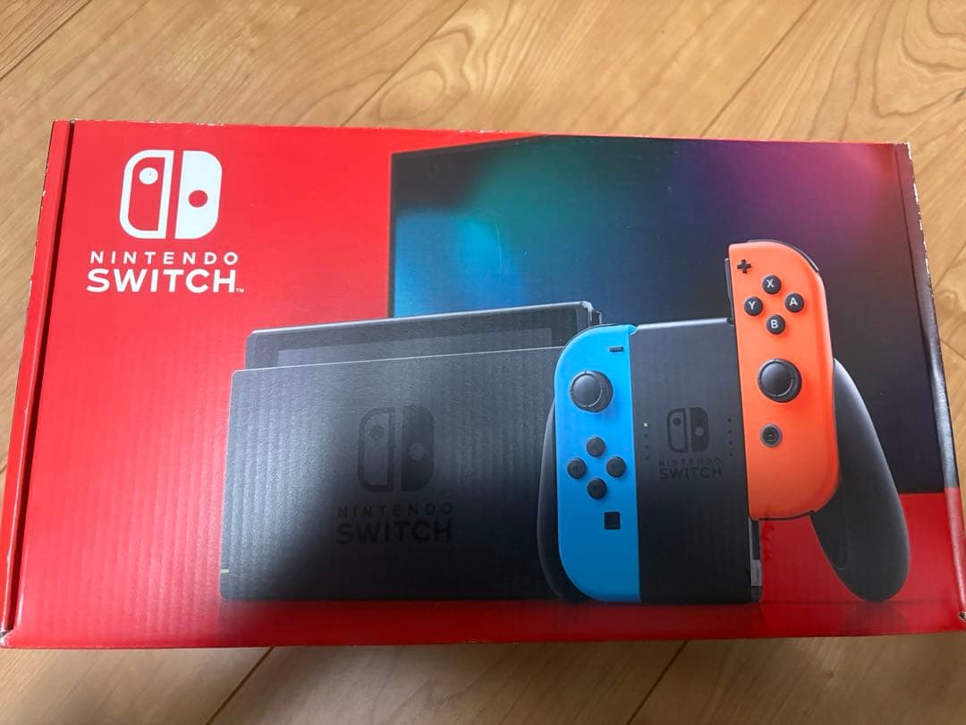 Nintendo Switch 本体 ネオン　美品　バッテリー接続時間長いタイプ