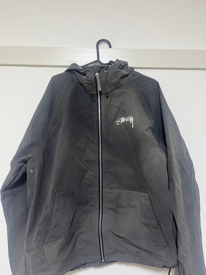 stussy シェルジャケット ナイロンジャケット ブラック