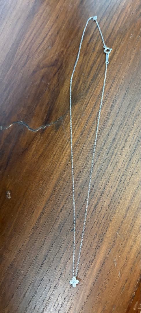 処分価格0.14カラット TAKE-UP プラチナ…ダイヤモンドネックレス