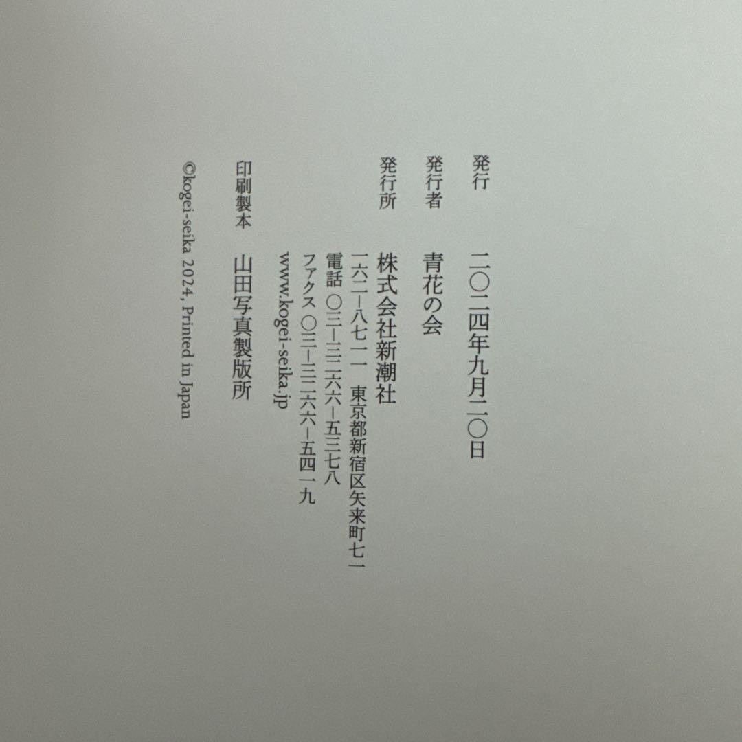 工芸青花20 望月通陽型染付き（和紙）