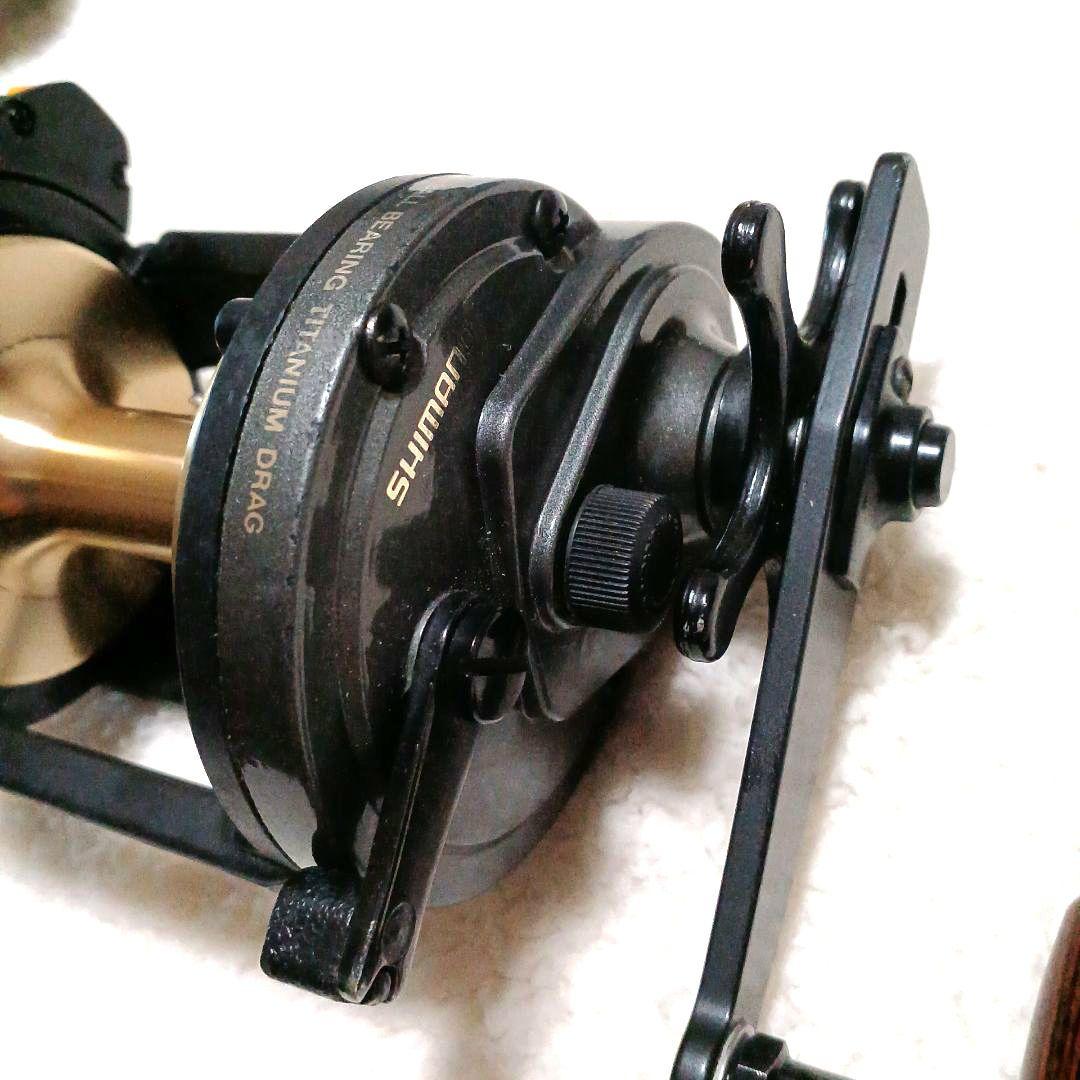 石鯛リール タナトル石鯛 4000 シマノ 新品ライン付 石鯛竿 和竿 小クエ