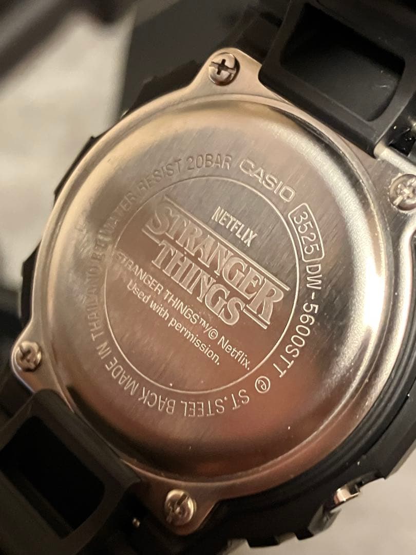STRANGER THINGS G-SHOCK ストレンジャーシングスモデル