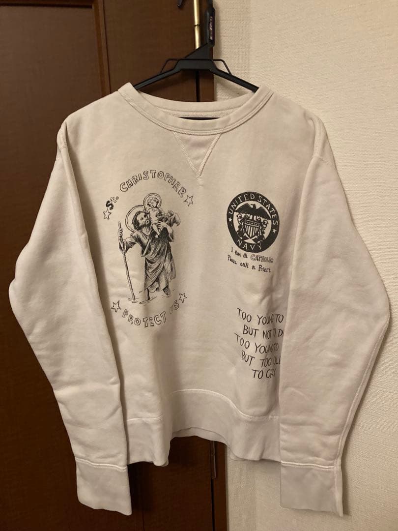 THE REAL McCOY'S ステンシルスウェットシャツ