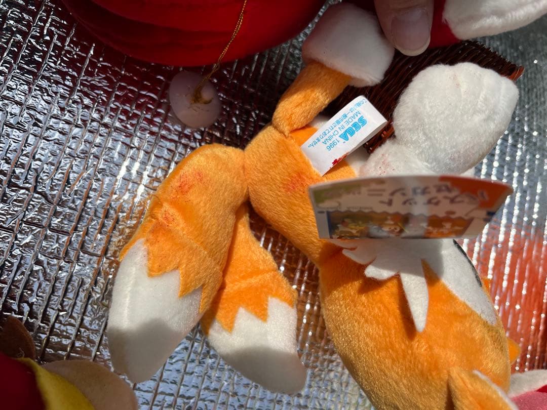 非売品 セガソニック バスケット付きぬいぐるみ5個セット