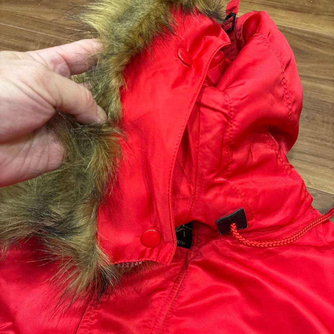 アルファ N-3B レッド Mサイズ レアカラー