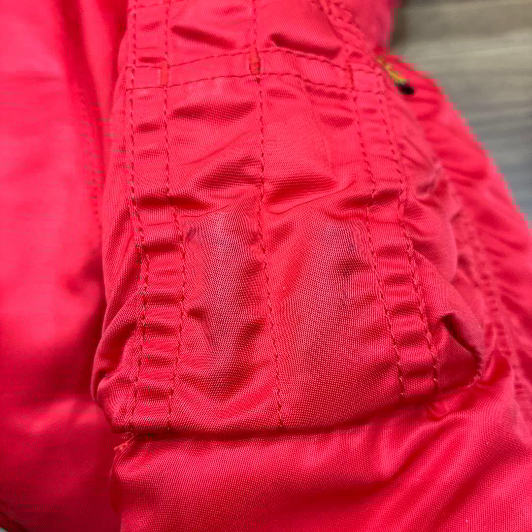 アルファ N-3B レッド Mサイズ レアカラー